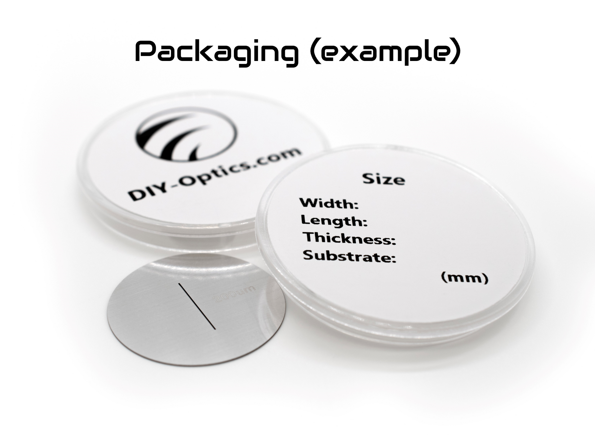 Optical Slit Set (9 pieces) 50um, 100um, 200um x 3mm, 6mm, 12mm – DIY ...