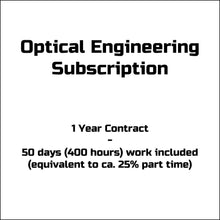 Load image into Gallery viewer, Optical Engineering Subscription (1 Year Contract)
