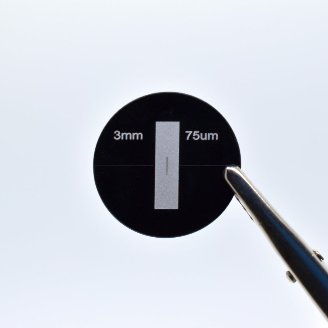 Precision Optical Slit - 75um / 3mm